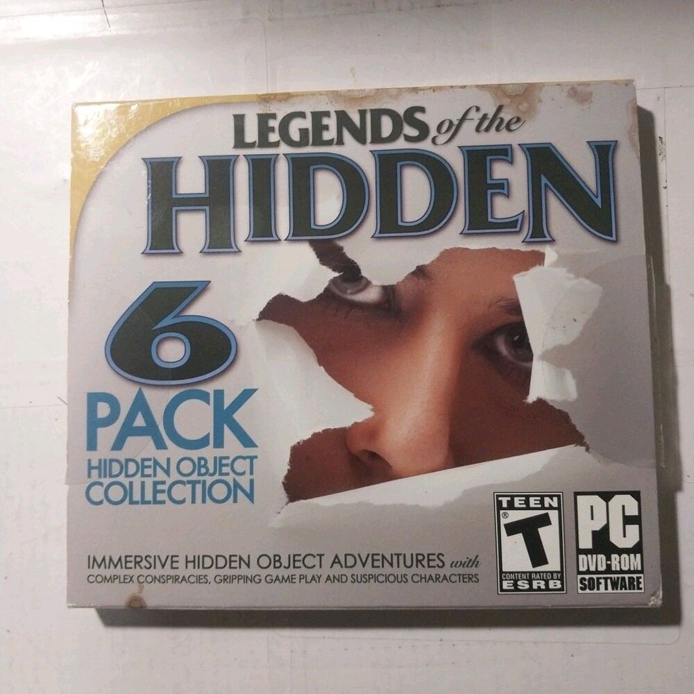 Legends of the Hidden 6 Pack Hidden Object Collection PC DVD-ROM Video Game